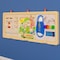 Flash Furniture Bright Beginnings Commercial Grade Wooden Three Panel STEAM Wall System MK-ME088001-GG - alternate 10